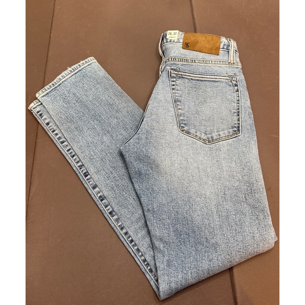 Todd Snyder‎ Stretch 5 Pocket Slim Destroyed Jeans Mens 30x31 Medium Indigo New